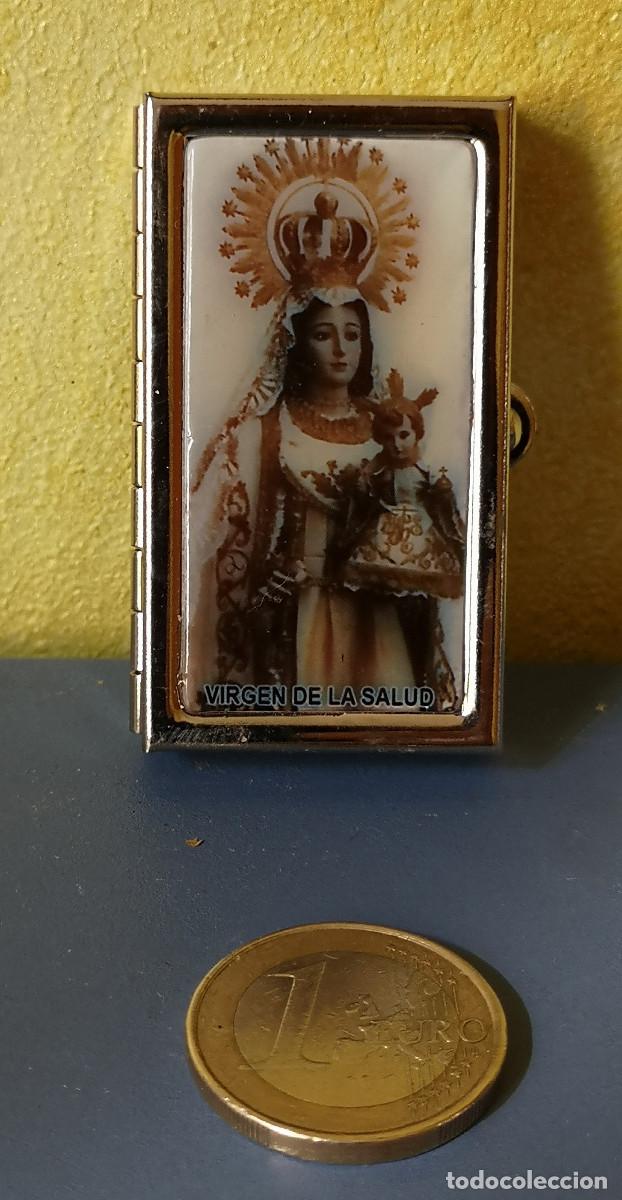 Antig&uuml;edades: PASTILLERO CON IMAGEN DE UNA VIRGEN