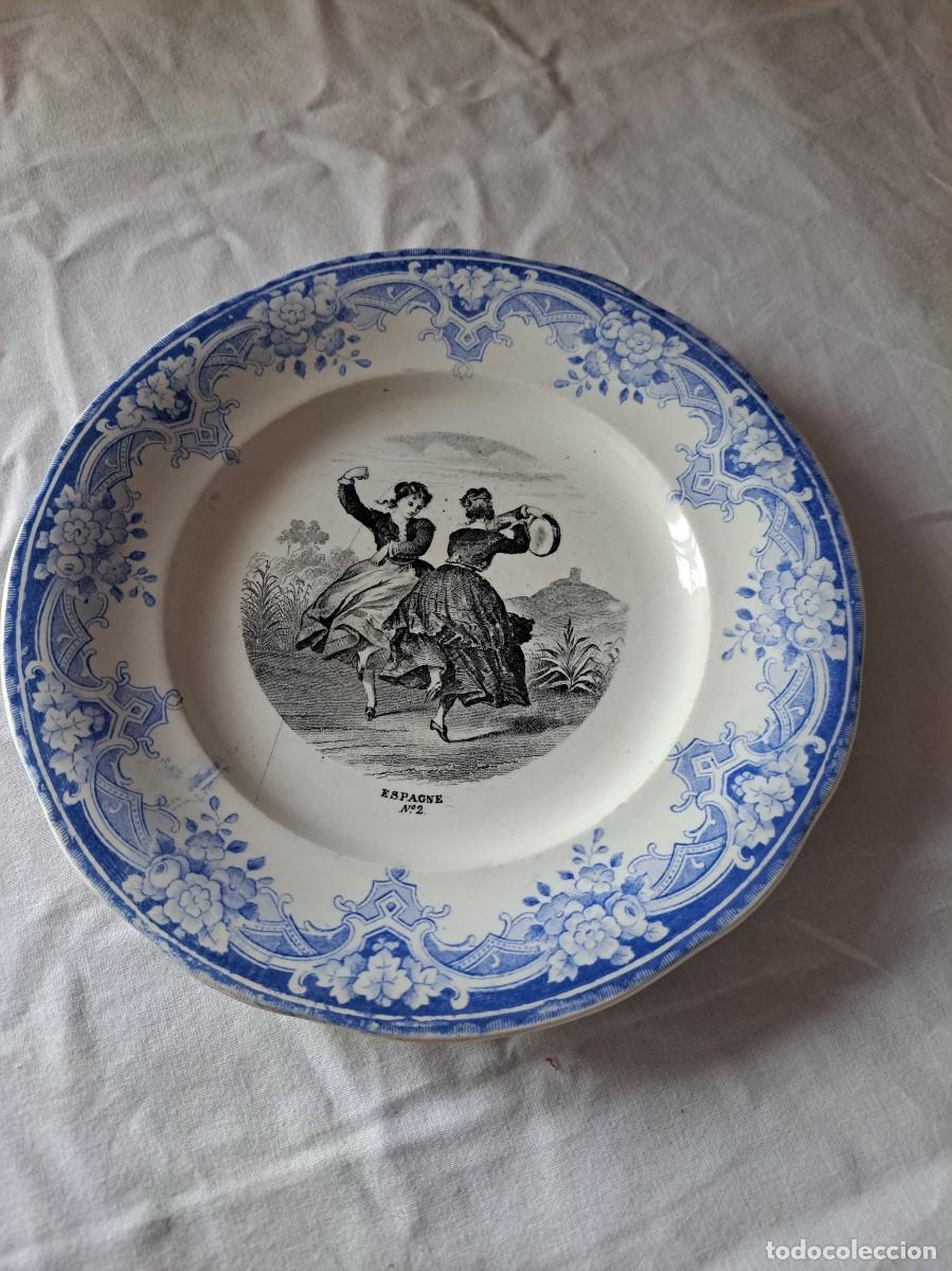 Antig&uuml;edades: Plato parlante LM & Cie Creil Montereau, 1840-1876- Algerie n&ordm; 11