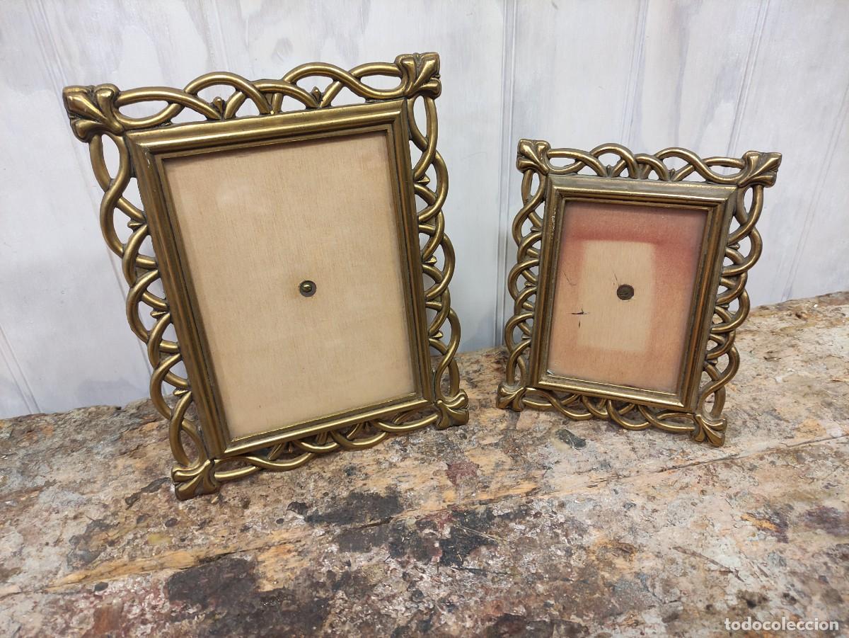 Antig&uuml;edades: Pareja de marcos de bronce