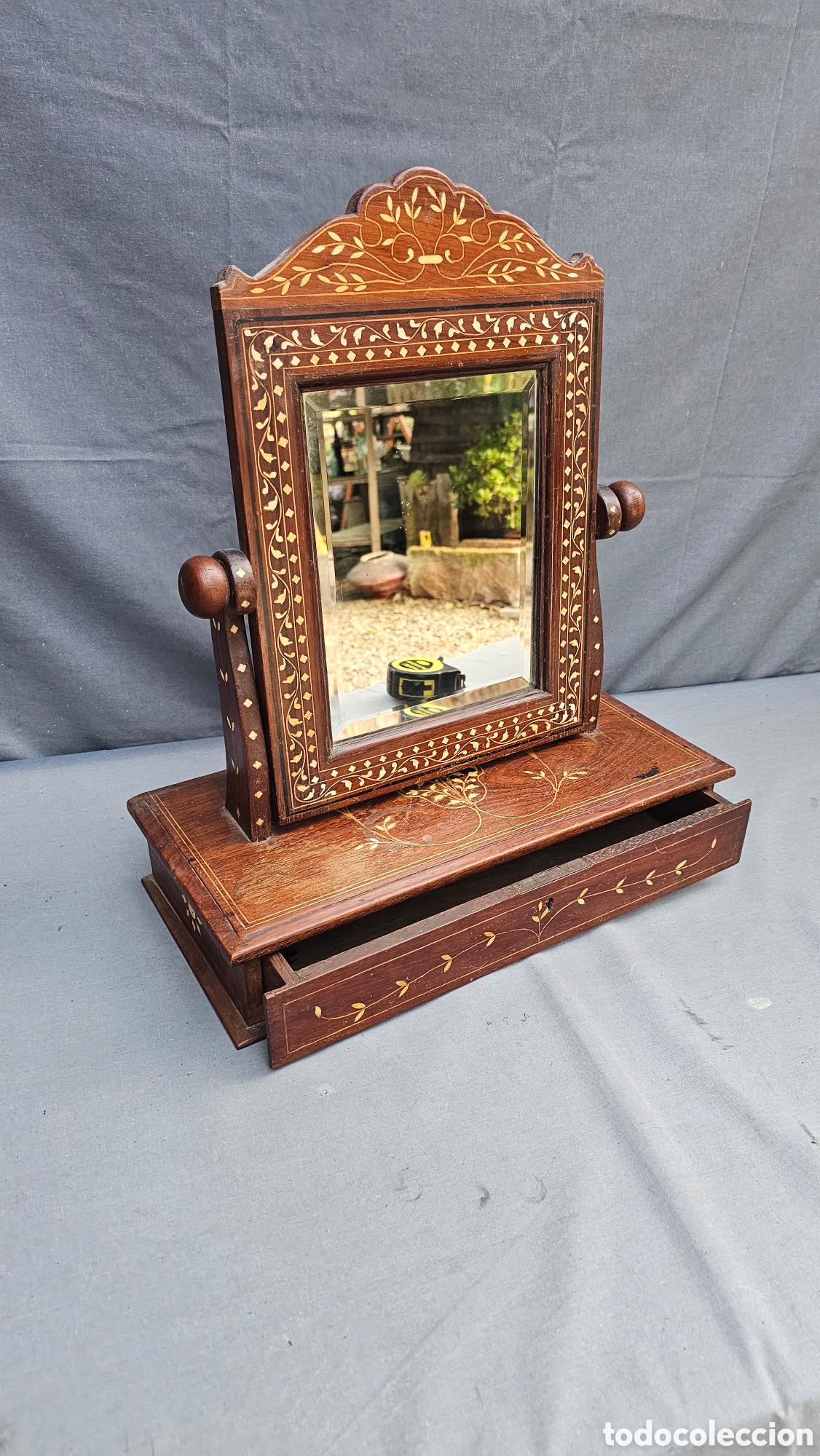 Antig&uuml;edades: Antiguo mueble espejo tocador