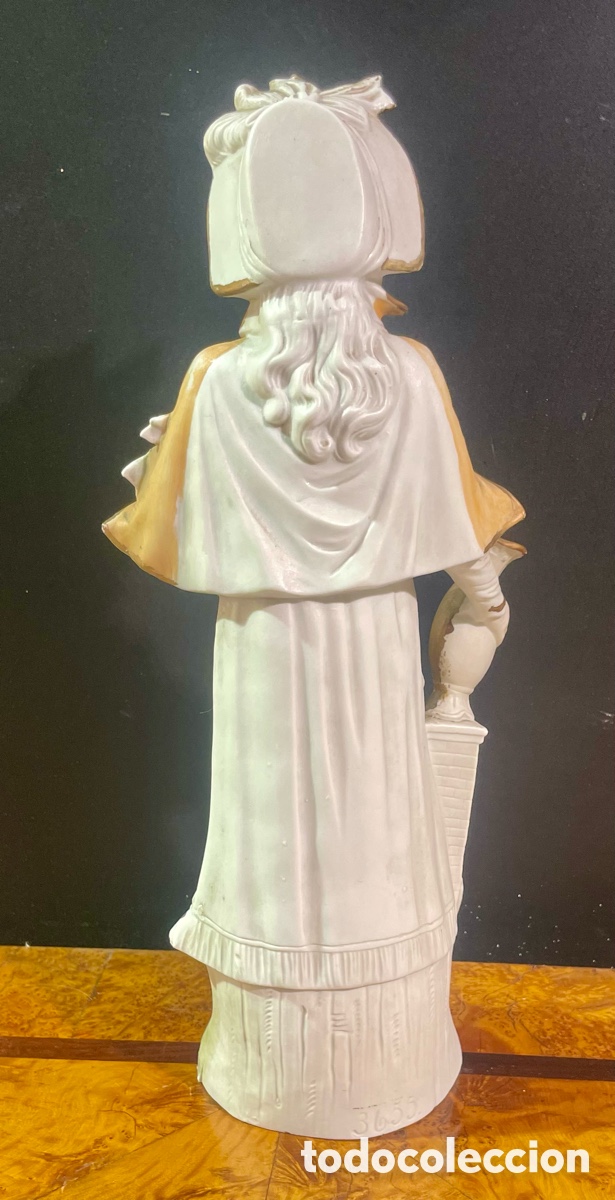 Antig&uuml;edades: Figuras de Porcelana Antiguas 38cms - Foto 4