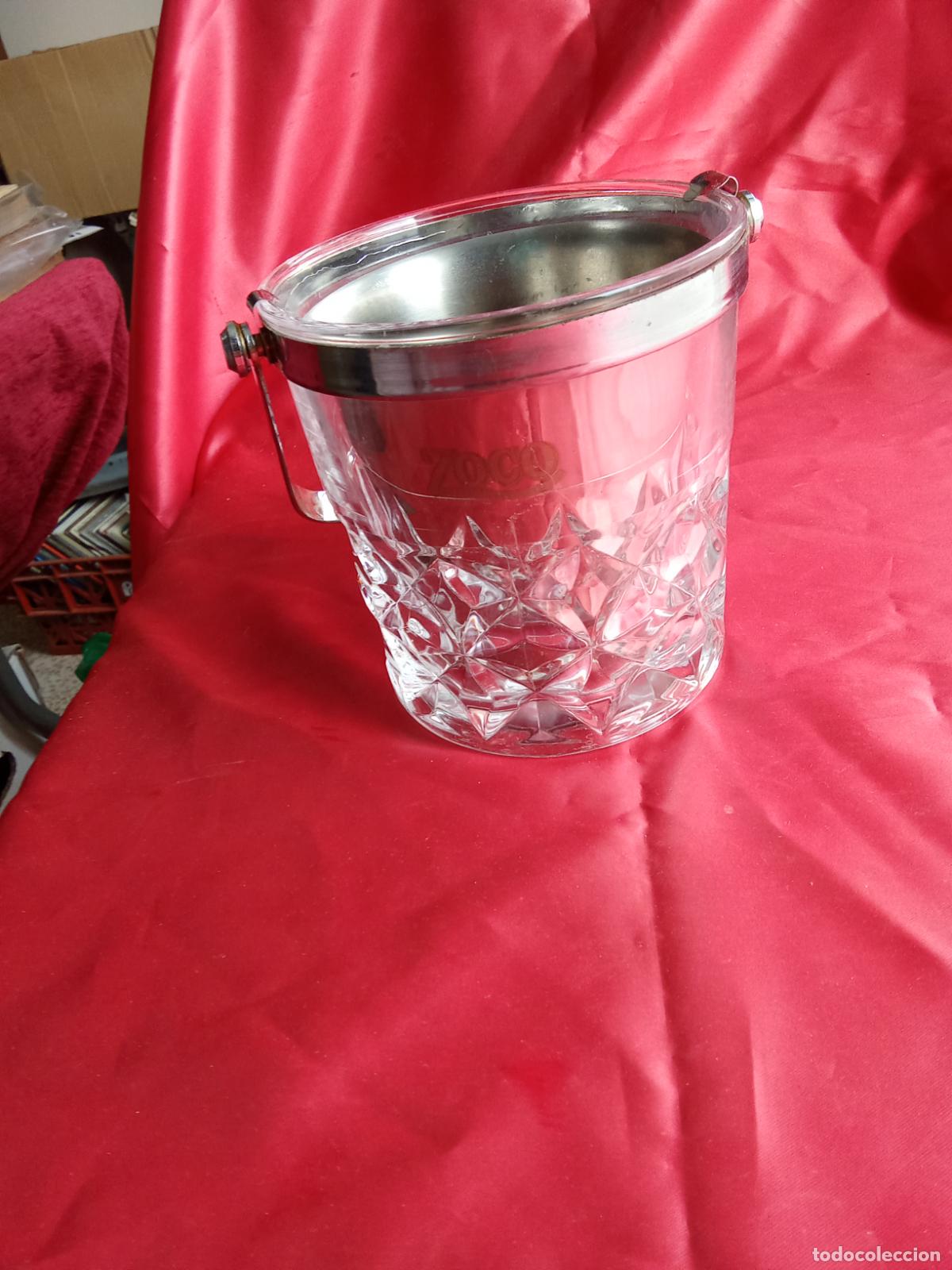 Antig&uuml;edades: Cubitera cristal d'arques edicion Zoco a&ntilde;os 80 V.11
