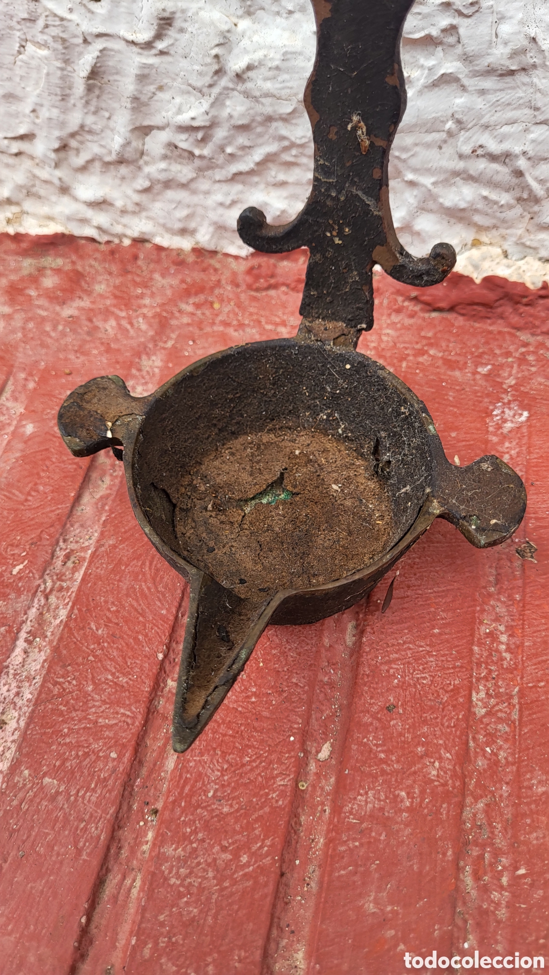 Antig&uuml;edades: Antiguo candil aceite - Foto 2