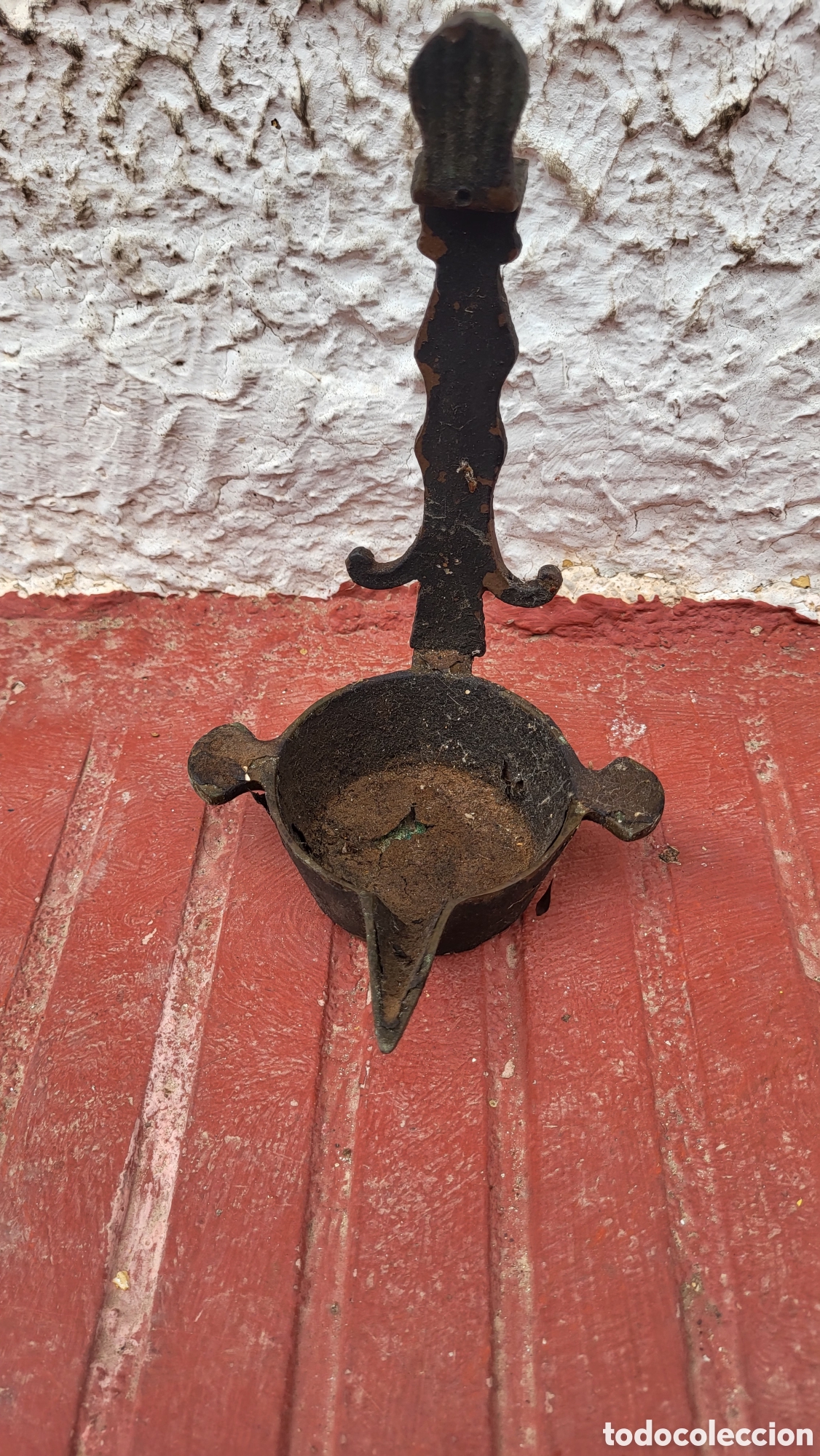 Antig&uuml;edades: Antiguo candil aceite - Foto 4