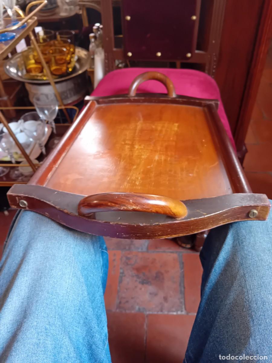 Antig&uuml;edades: Bandeja de madera d&eacute;cada de los 50 - Foto 2