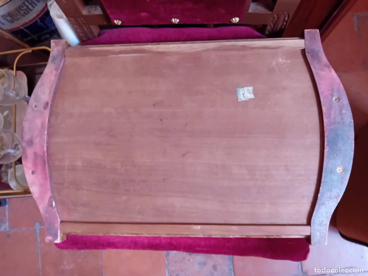 Antig&uuml;edades: Bandeja de madera d&eacute;cada de los 50 - Foto 6