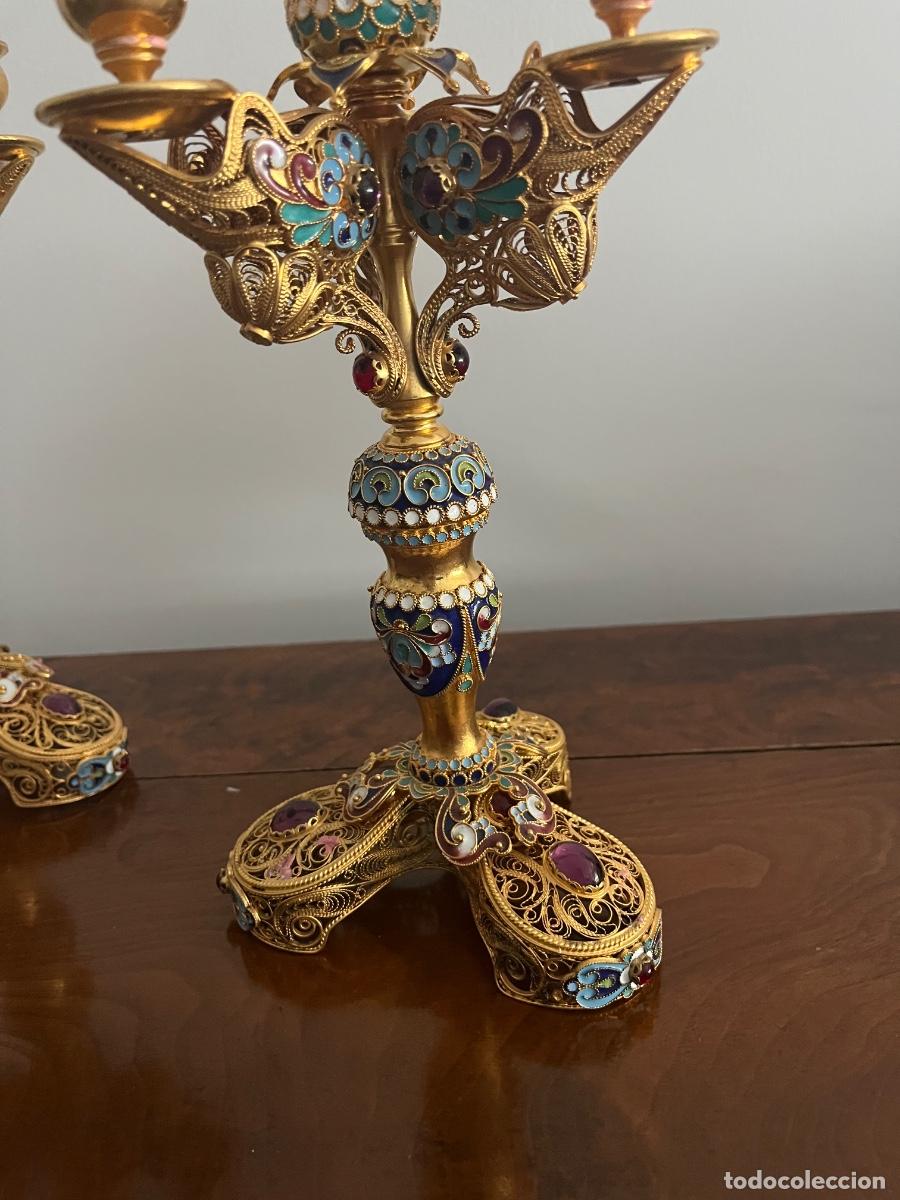 Antig&uuml;edades: Candelabros lit&uacute;rgicos ortodoxos. - Foto 3
