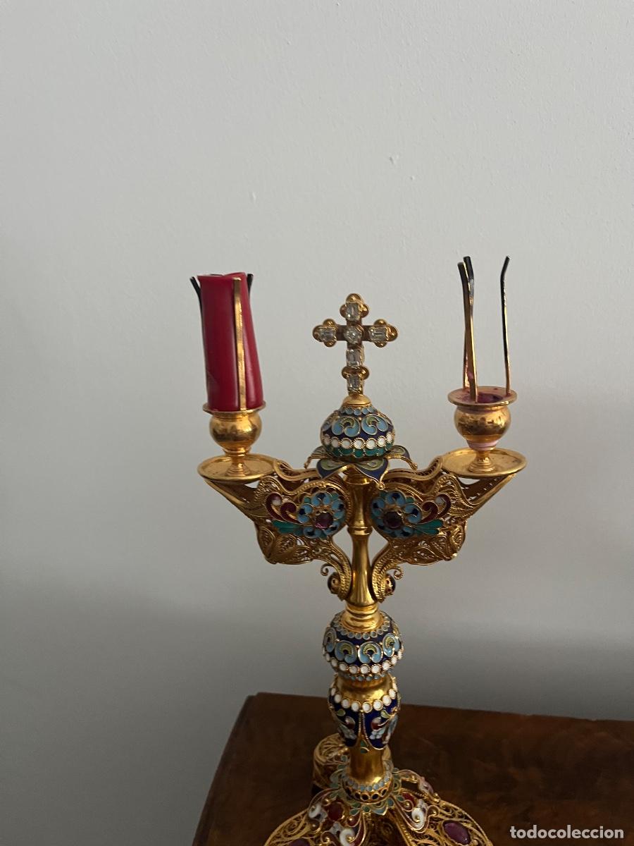 Antig&uuml;edades: Candelabros lit&uacute;rgicos ortodoxos. - Foto 5
