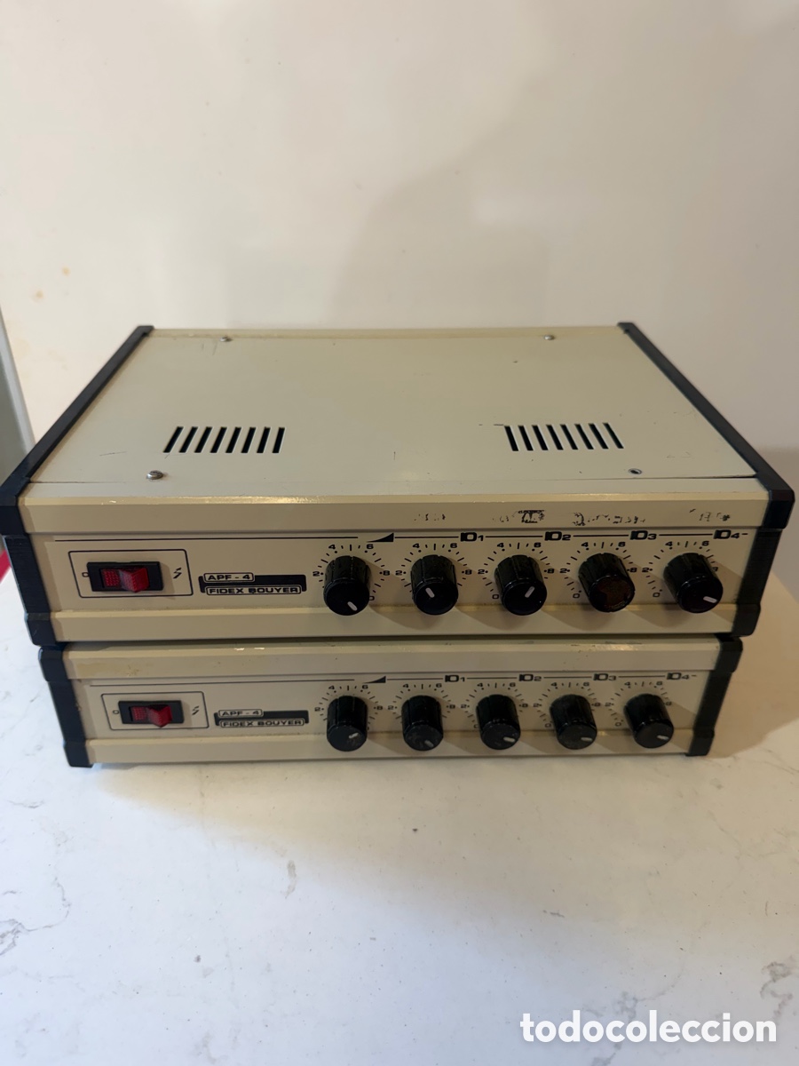 Antig&uuml;edades: Lote 2 Preamplificadores Bouyer APF-4