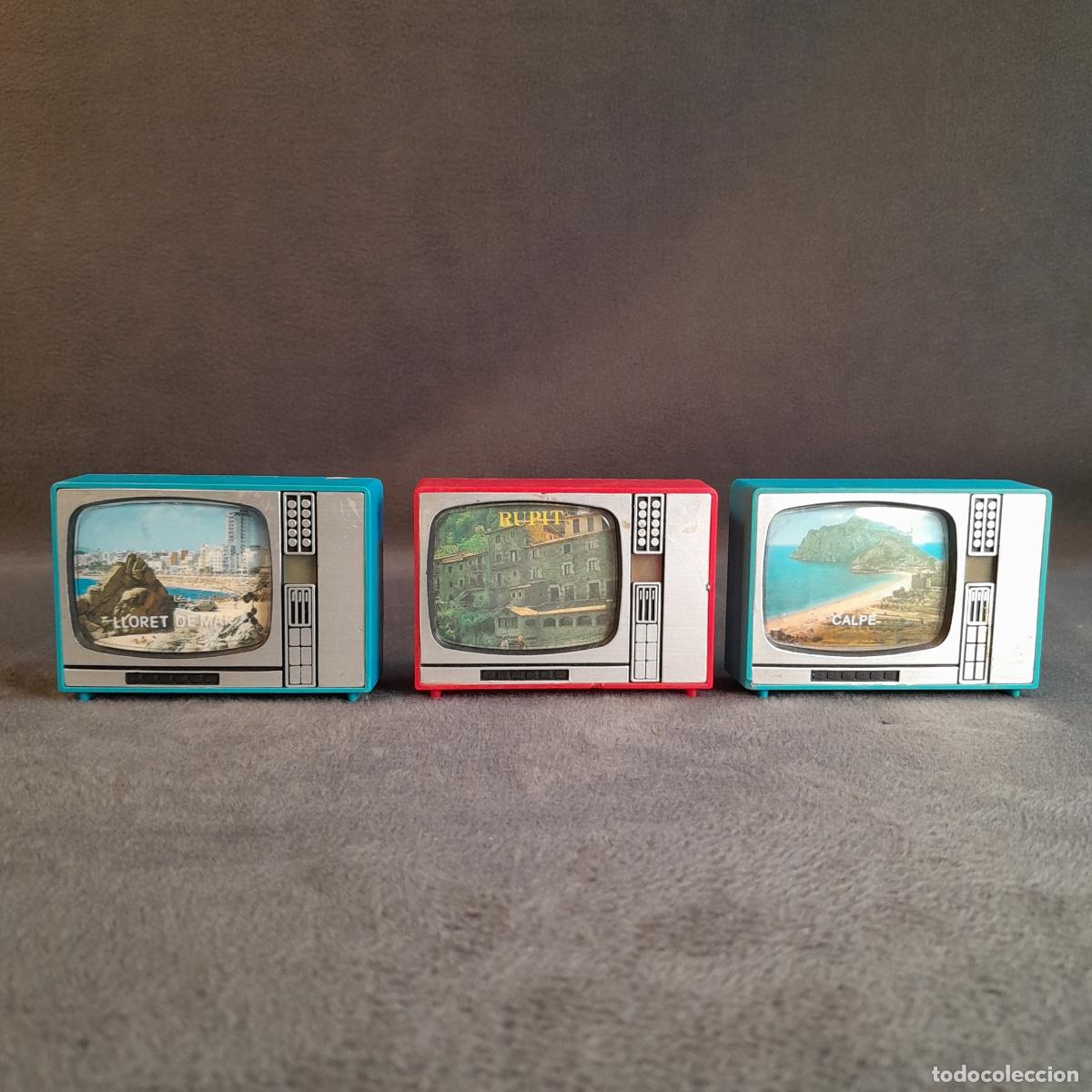 Antig&uuml;edades: MINIATURA DE TELEVISOR SOUVENIR CON VISOR DE DIAPOSITIVAS. SIGLO XX.