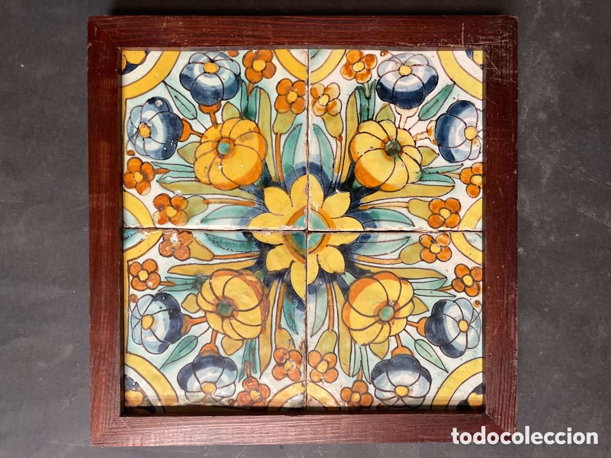 Antig&uuml;edades: Bonitos azulejos catalanes del siglo xvii