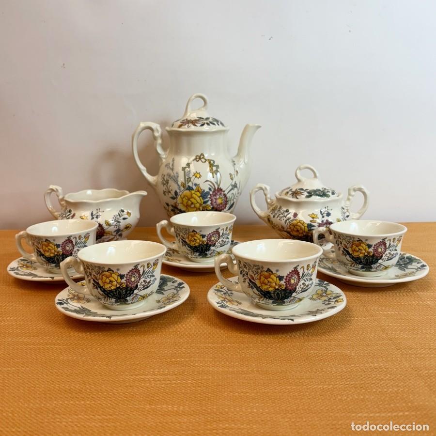 Antig&uuml;edades: Juego de Caf&eacute; La Cartuja de Sevilla