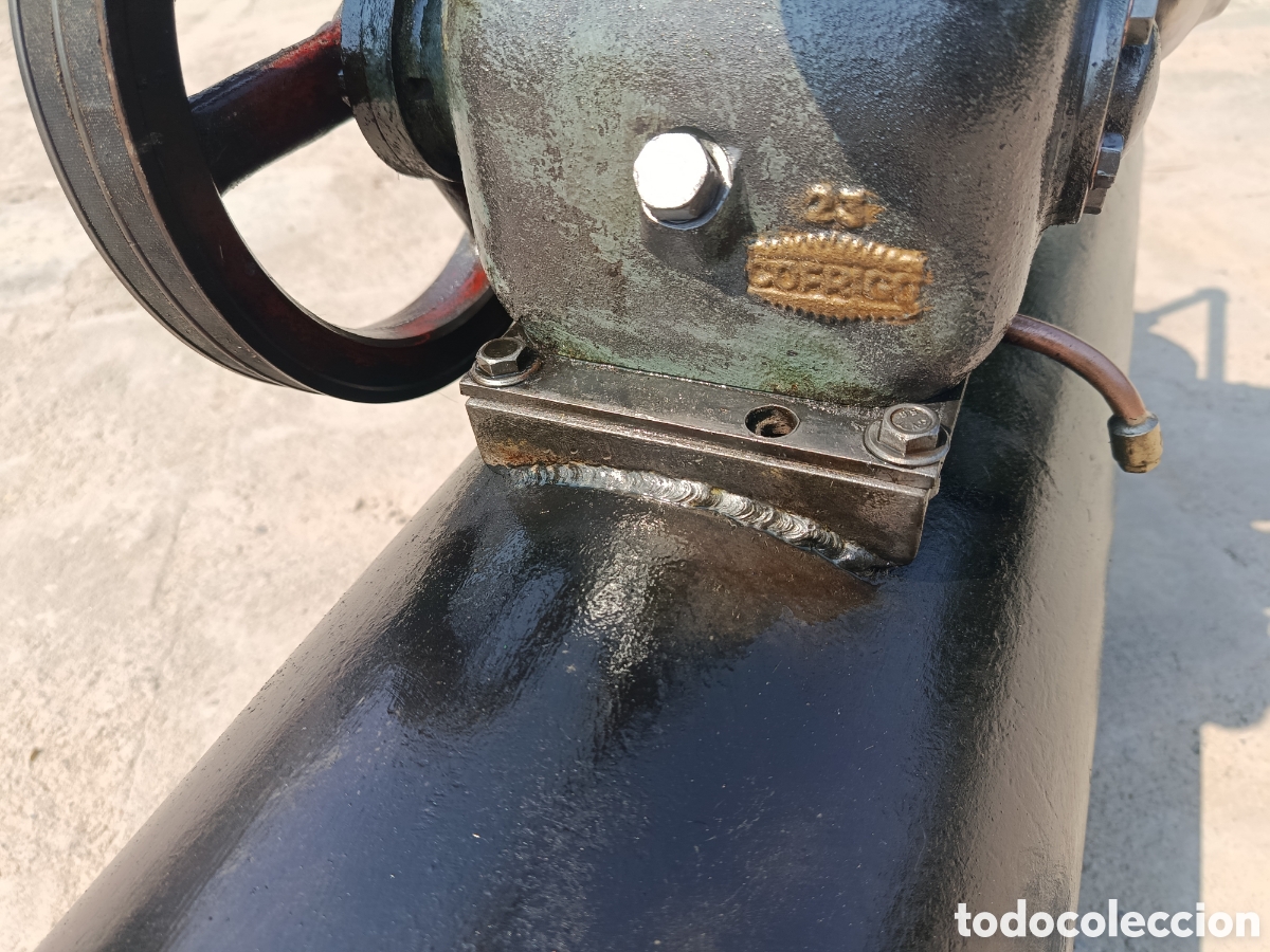 Antig&uuml;edades: Compresor antiguo cofrico - Foto 6