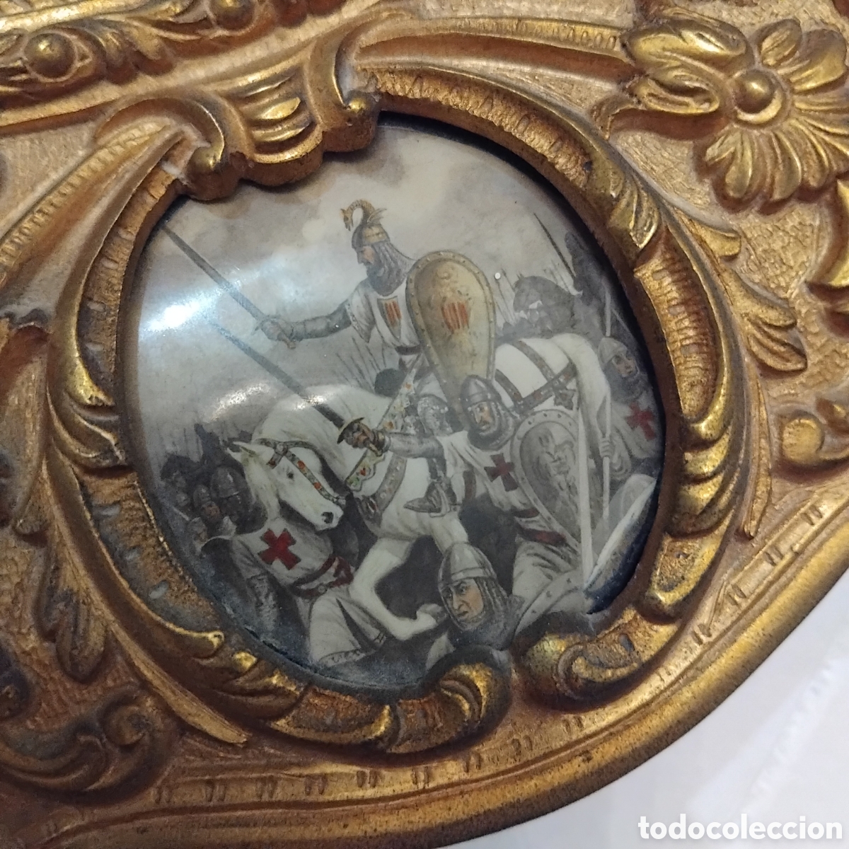 Antig&uuml;edades: Cuadro de bronce relieve - Foto 5