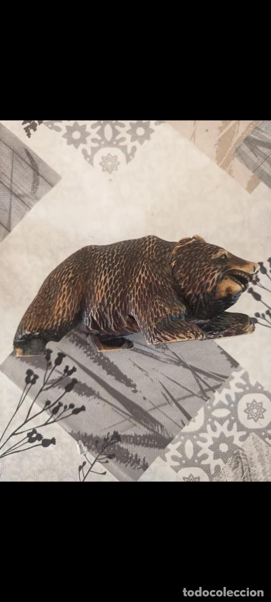 Antig&uuml;edades: Oso de alabastro antiguo principios del siglo xx