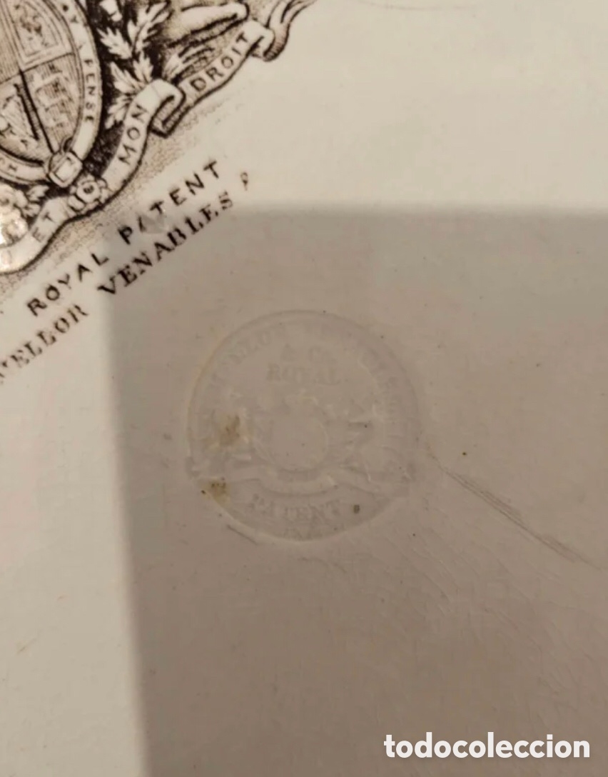 Antig&uuml;edades: Plato ingl&eacute;s 1840 - 1848 - Foto 9