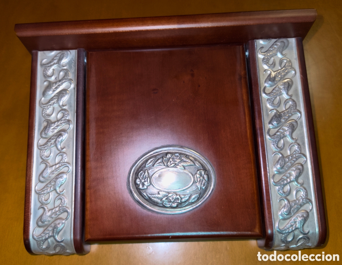 Antig&uuml;edades: Caja de plata LEY 925 con dise&ntilde;o floral