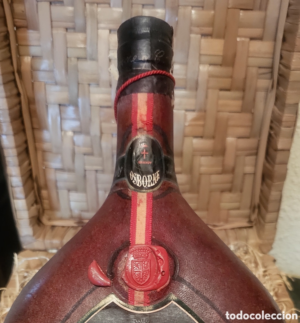Antig&uuml;edades: Excelente botella de brandy Magno - Foto 3