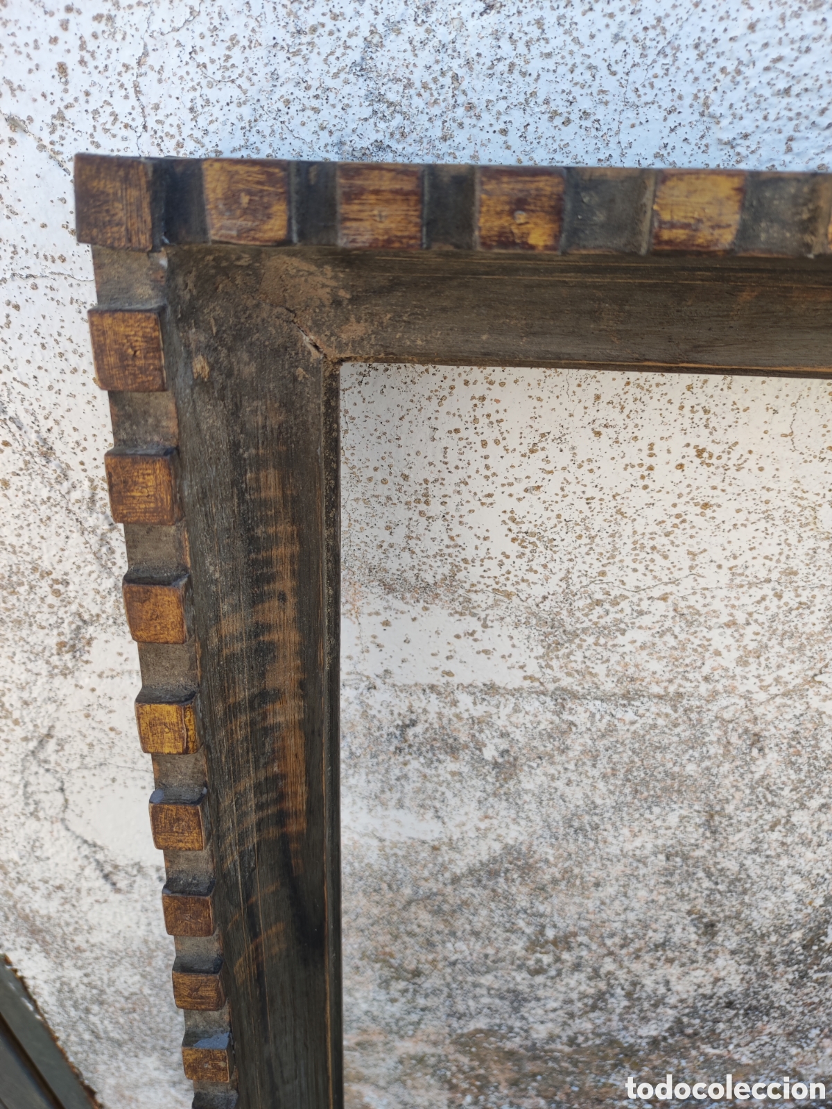 Antig&uuml;edades: Marco de madera tallada para restaurar - Foto 2