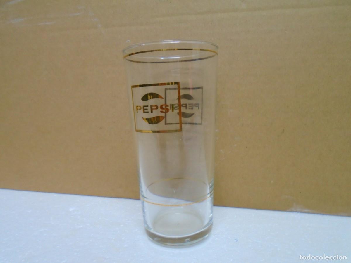 Antig&uuml;edades: VINTAGE VASO SERIGRAFIADO DE &rdquo;PEPSI&rdquo; A&Ntilde;OS 60/70.