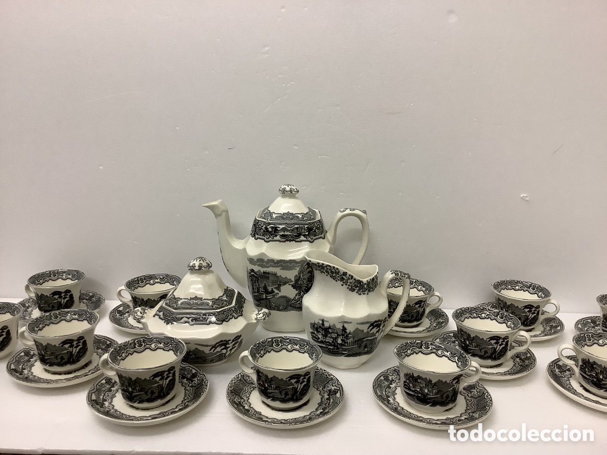Antig&uuml;edades: JUEGO CAFE LA CARTUJA 12 TAZAS