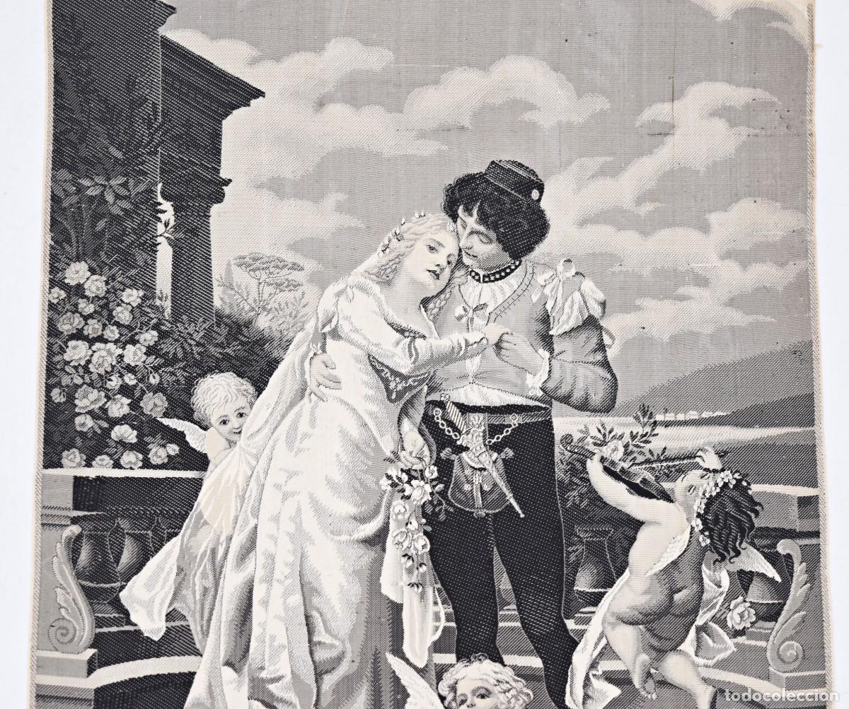 Antig&uuml;edades: Tapiz con escena rom&aacute;ntica - Foto 4