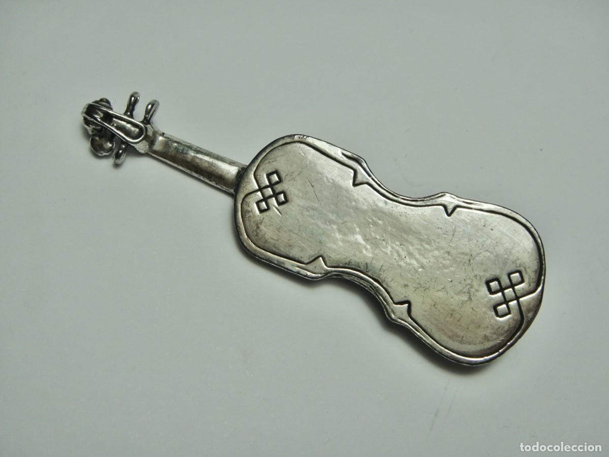 Antig&uuml;edades: Viol&iacute;n en miniatura de PLATA - Foto 3