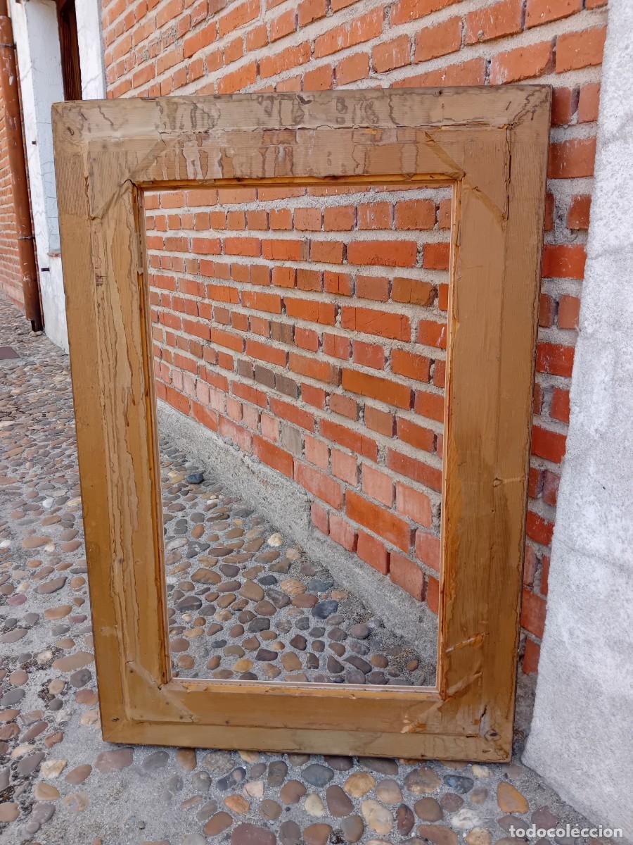 Antig&uuml;edades: Marco dorado con greca interior tipo arpillera d&eacute;cada de los 50 - Foto 8