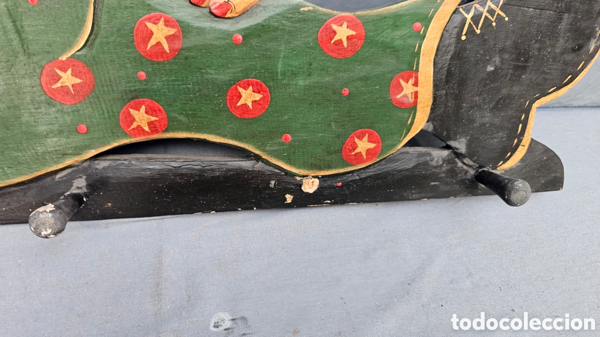 Antig&uuml;edades: Perchero de madera tallada - Foto 12