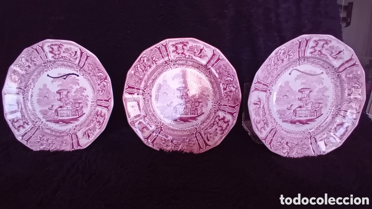 Antig&uuml;edades: 3 PLATOS SARGALEDOS , 3 &Eacute;POCA - Foto 24