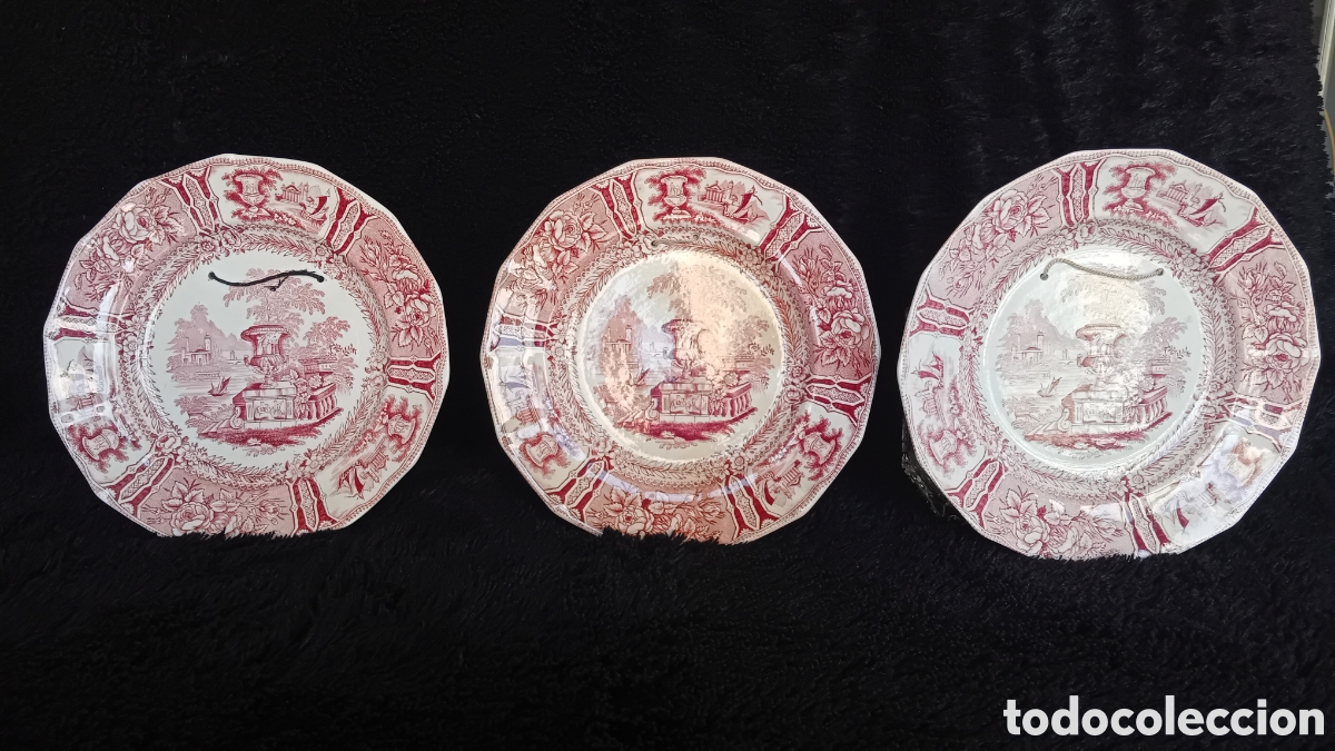 Antig&uuml;edades: 3 PLATOS SARGALEDOS , 3 &Eacute;POCA - Foto 25