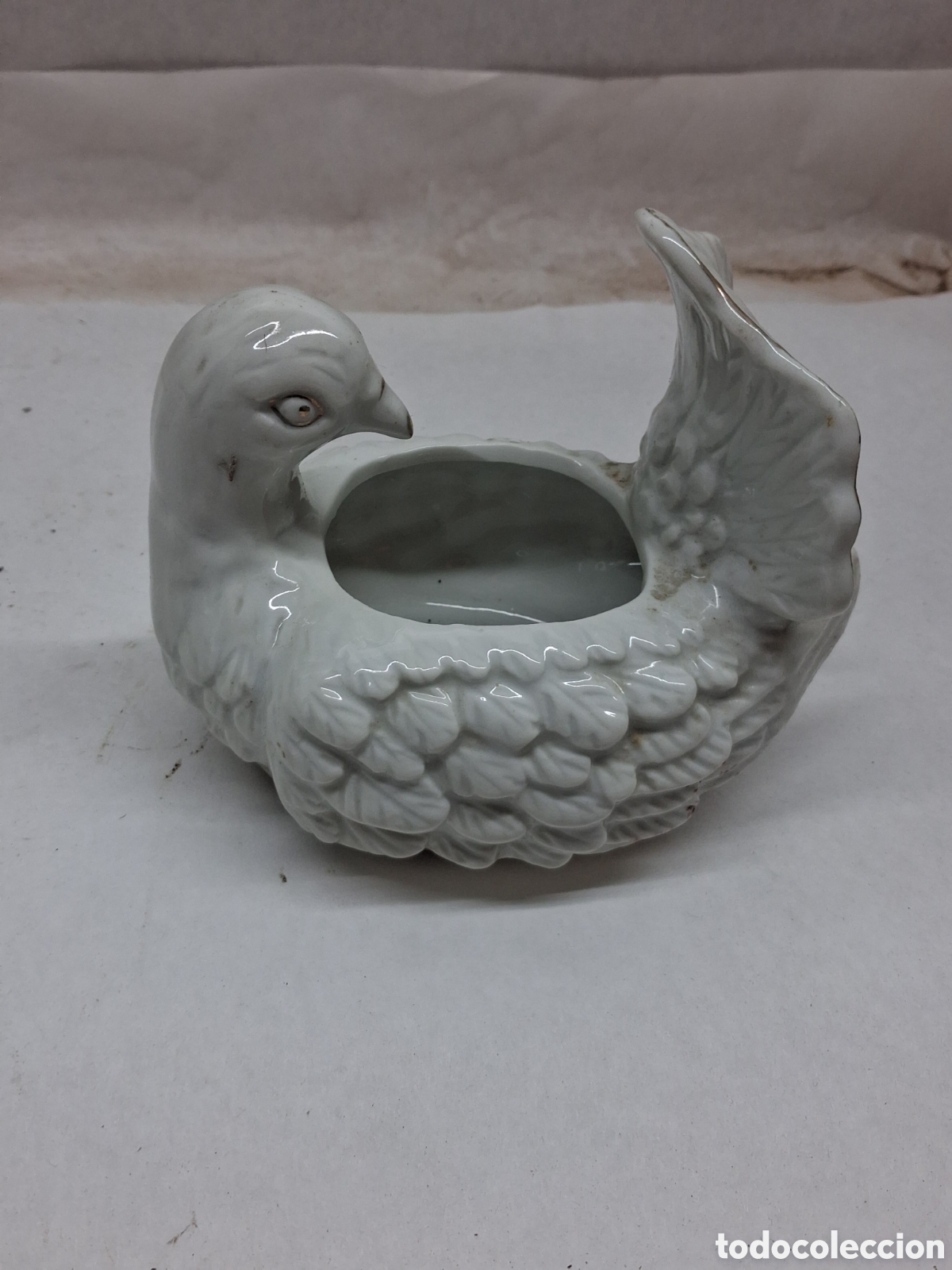 Antig&uuml;edades: Paloma de porcelana ..