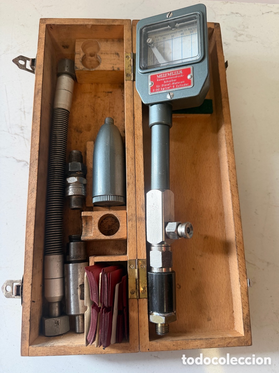 Antig&uuml;edades: Compres&iacute;metro registrador MotoMeter - Foto 1