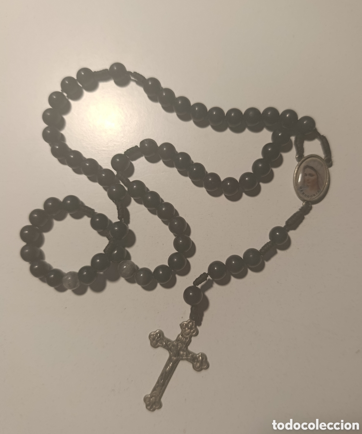 Antig&uuml;edades: MEDUGORJE rosario negro