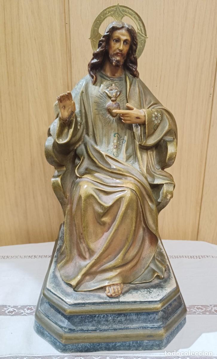 Antig&uuml;edades: Corazon de Jesus antiguo de Olot - Foto 2