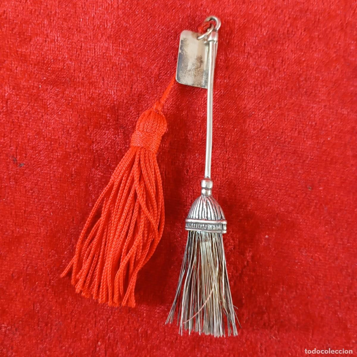 Antig&uuml;edades: HISOPO LIT&Uacute;RGICO - BAFFI - NAVIDAD 2006 - PLATEADO - 9,5 CM / 2269
