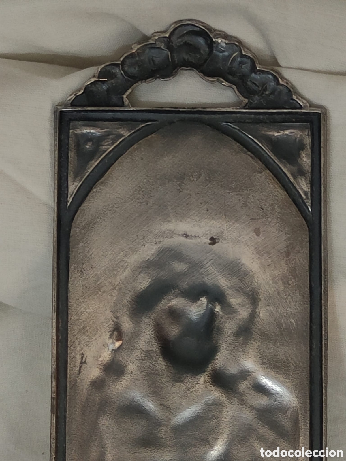 Antig&uuml;edades: Antigua benditera de pared - Foto 8
