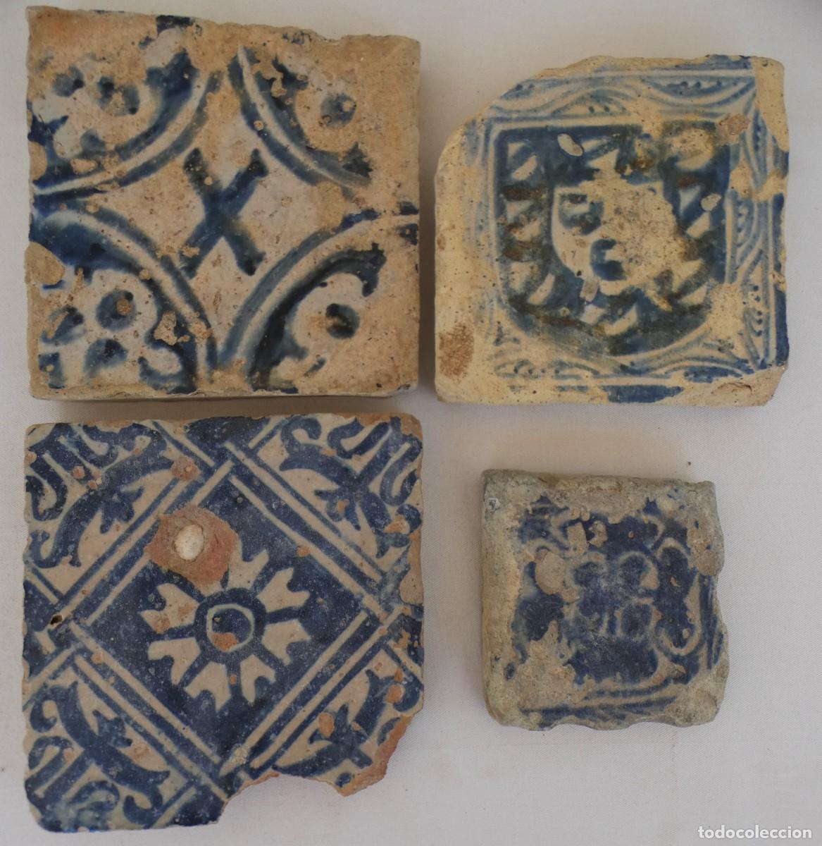 Antig&uuml;edades: Azulejos Espa&ntilde;ol Valencia siglo 15/16