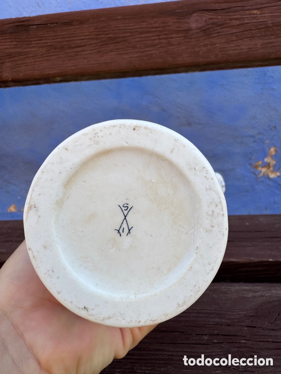 Antig&uuml;edades: Jarr&oacute;n porcelana Sevres - Foto 6