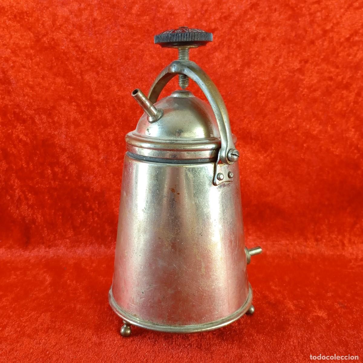 Antig&uuml;edades: ANTIGUA CAFETERA EL&Eacute;CTRICA - EXCELSA EXPRESS - METAL - 21 X 11 CM