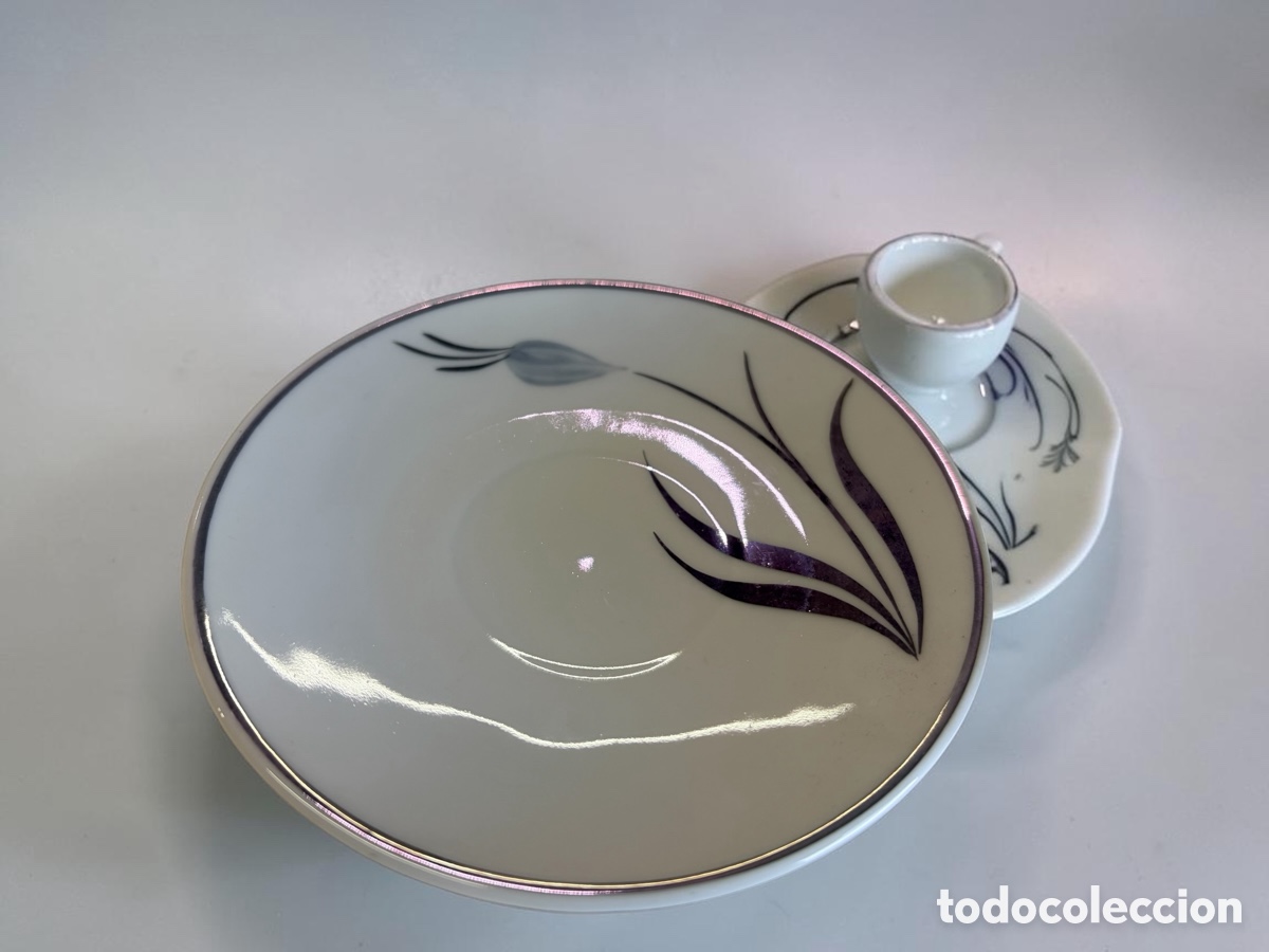 Antig&uuml;edades: Antiguo juego de caf&eacute; 8 servicios - Foto 4