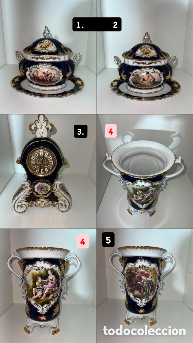 Antig&uuml;edades: Porcelana retier conjuntos