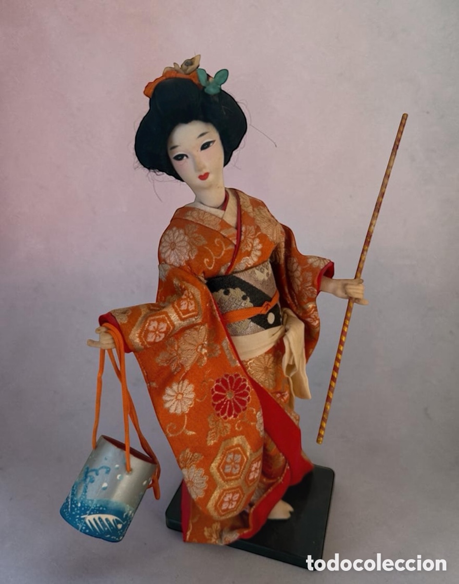 Antig&uuml;edades: Antigua mu&ntilde;eca japonesa de colecci&oacute;n - Foto 1