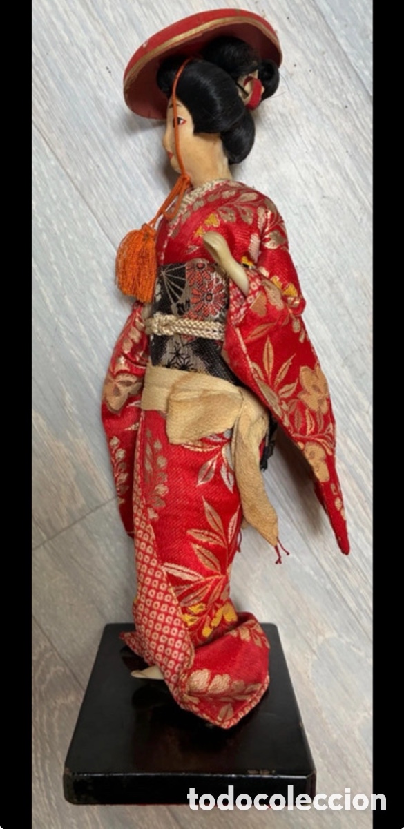 Antig&uuml;edades: Antigua mu&ntilde;eca japonesa de colecci&oacute;n - Foto 4
