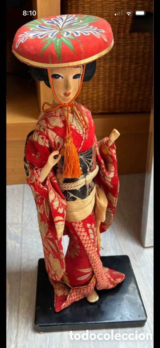 Antig&uuml;edades: Antigua mu&ntilde;eca japonesa de colecci&oacute;n