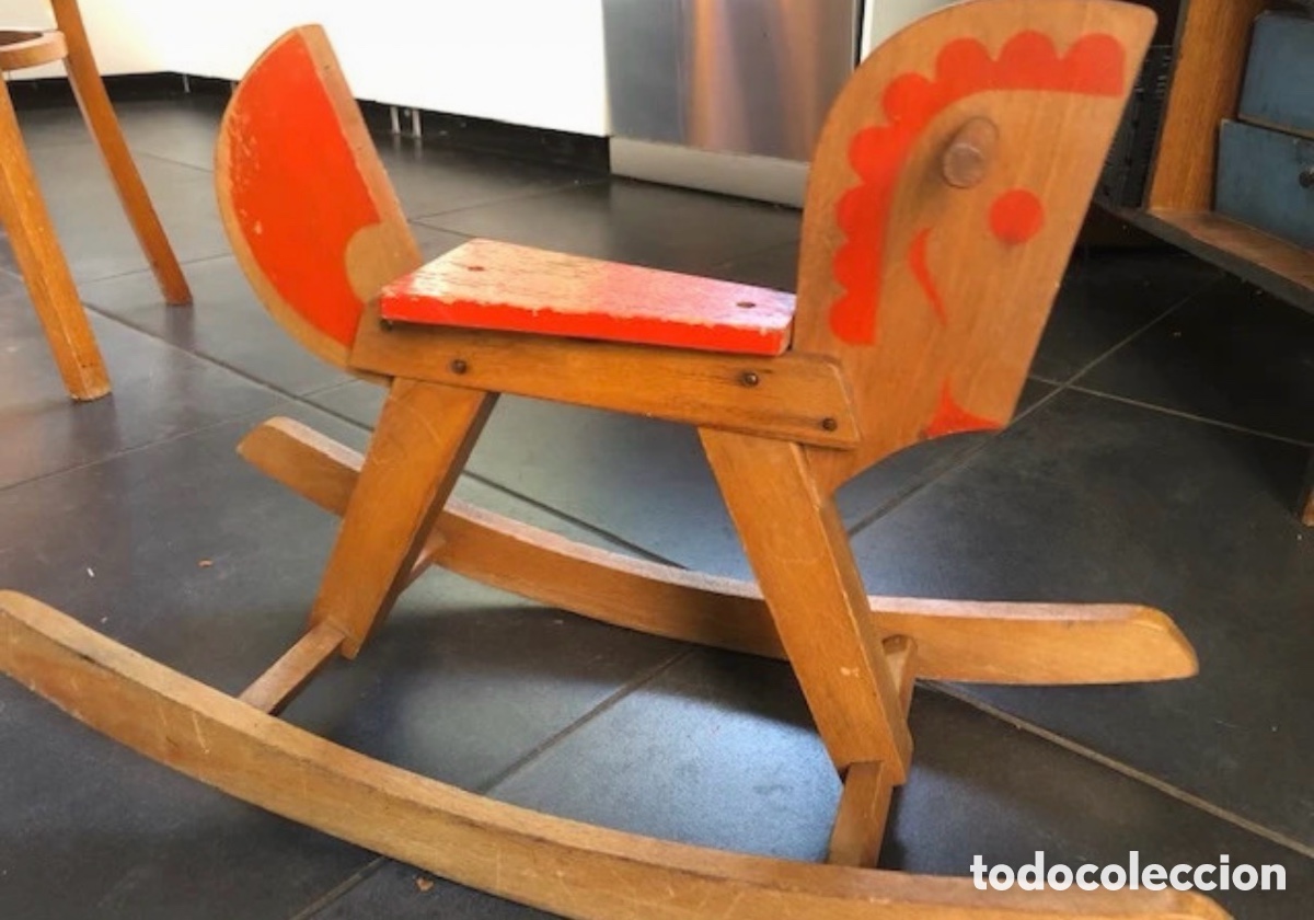Antig&uuml;edades: Antiguo balanc&iacute;n de madera - Foto 1