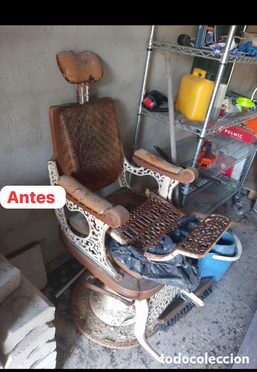 Antig&uuml;edades: Silla de barber&iacute;a TRIUNPH - Foto 2