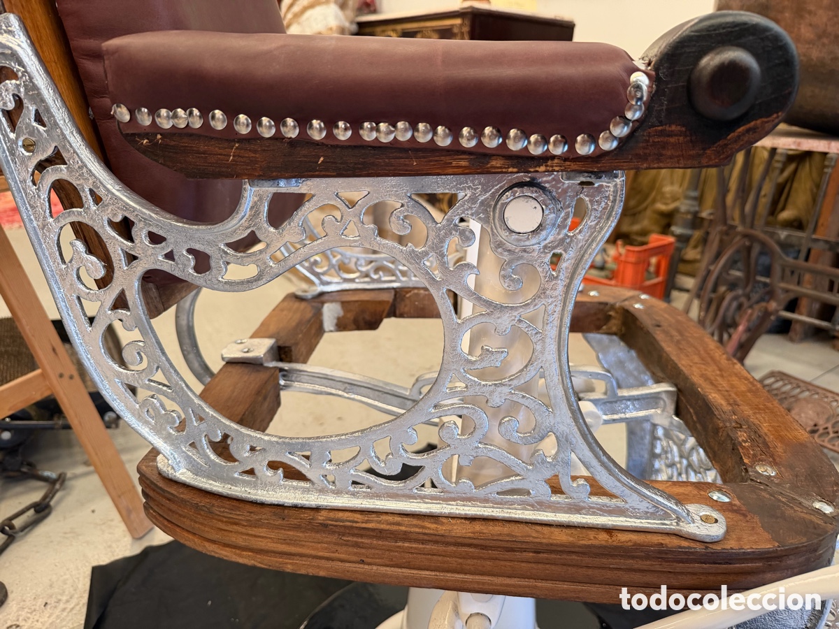 Antig&uuml;edades: Silla de barber&iacute;a TRIUNPH - Foto 4