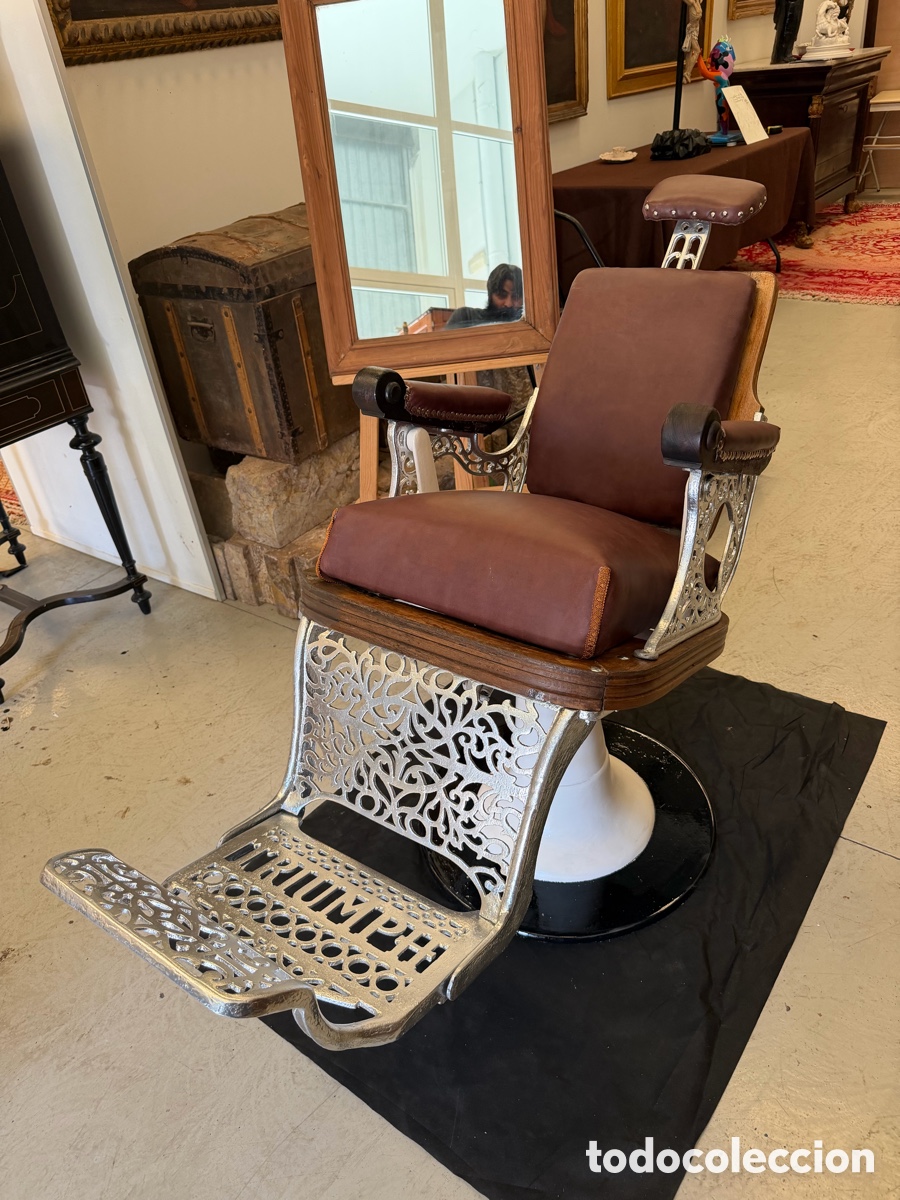 Antig&uuml;edades: Silla de barber&iacute;a TRIUNPH - Foto 5