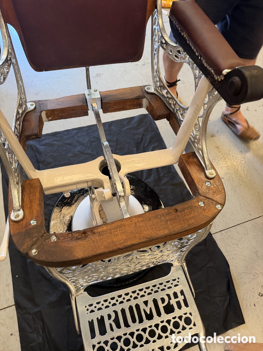 Antig&uuml;edades: Silla de barber&iacute;a TRIUNPH - Foto 7